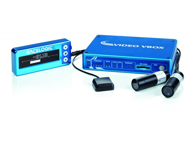 ᐉ RACELOGIC RLVD10P4PV Video VBOX Pro 10Hz GPS Data logger with VCI, 4 ...